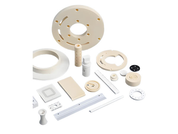 Pièces rainurées en céramique zircone