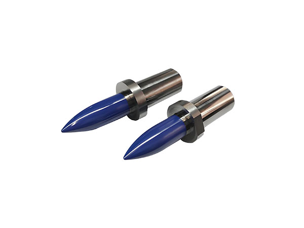 Poinçon en céramique zircone bleu